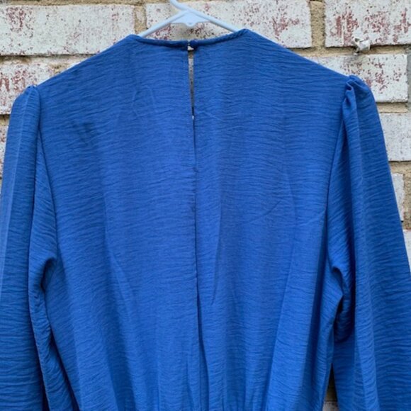 NWT - PRETTYGARDEN Women's Jumpsuit Dressy Romper Long Sleeve V Neck M - Picture 11 of 16